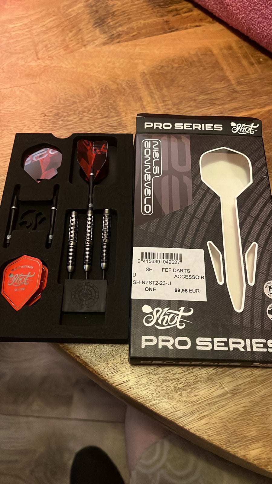 Niels zonneveld 23 gram Shot Darts Pro Series Darts  Nieuw, Ophalen of Verzenden, Nieuw, Pijlen
