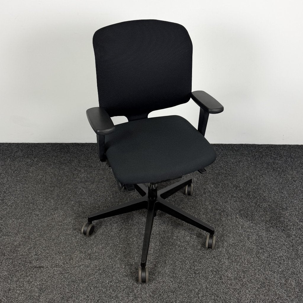Refurbished Bureaustoel Giroflex 434 - Zwart 25658, Ophalen, Zo goed als nieuw, Zwart