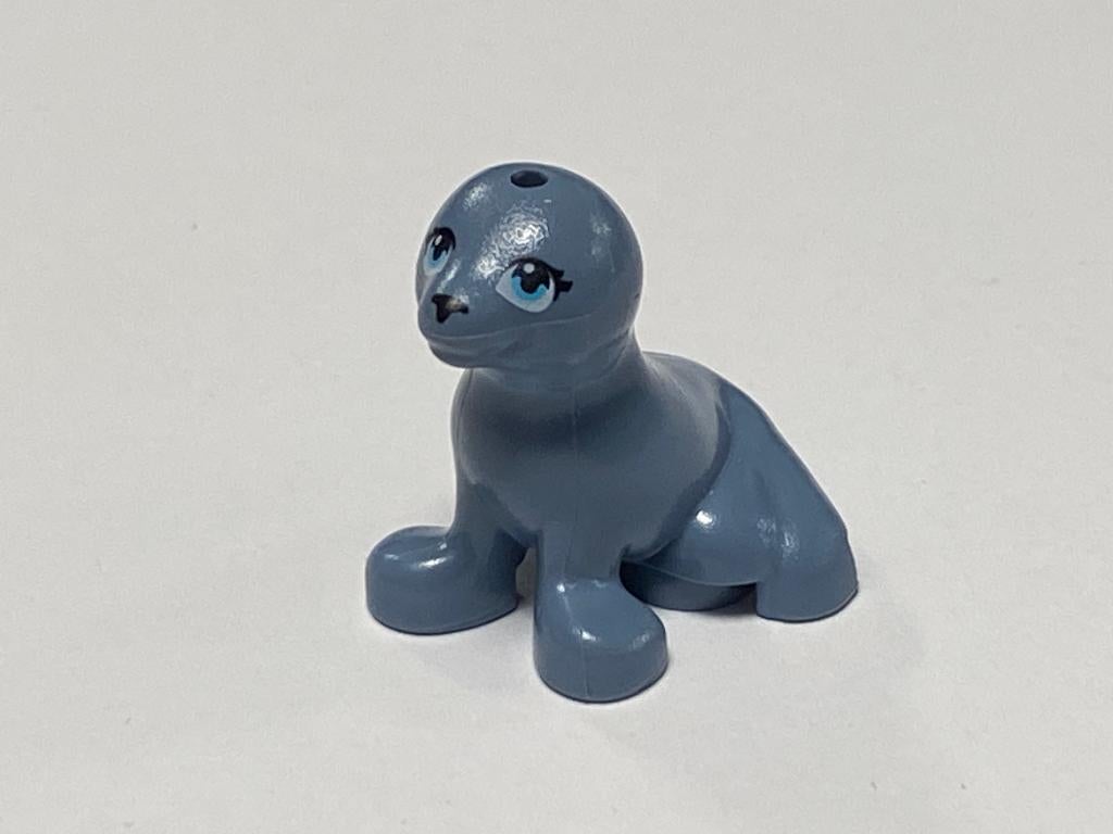Lego nieuwe zandblauwe zeehond / seal, Overige thema's, Lego, Overige typen, Nieuw