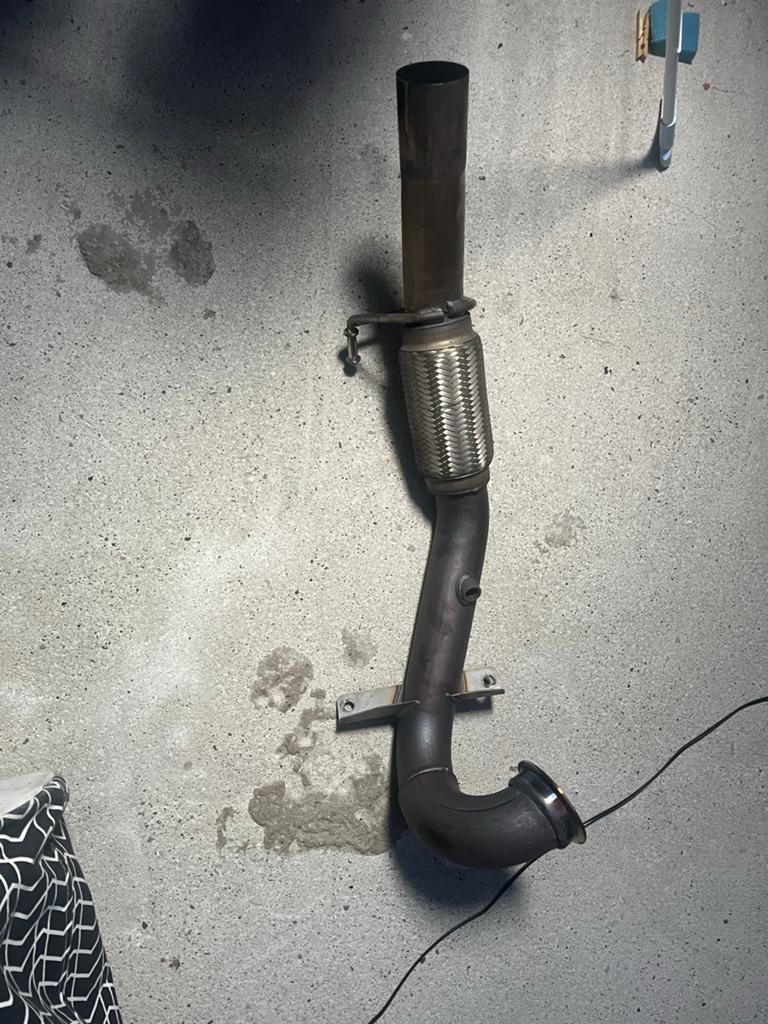 Milltek Downpipe 3 inch, Auto-onderdelen, Uitlaatsystemen, Ophalen, Gebruikt, Volkswagen