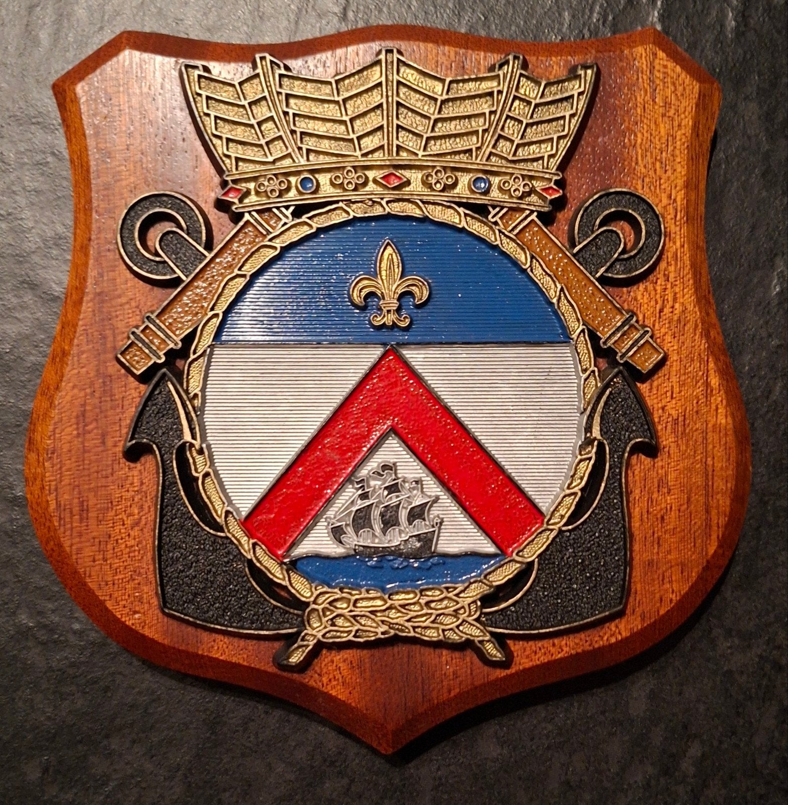wapenschild Hr.Ms. Tromp, Verzamelen, Ophalen of Verzenden, Marine, Nederland, Overige typen