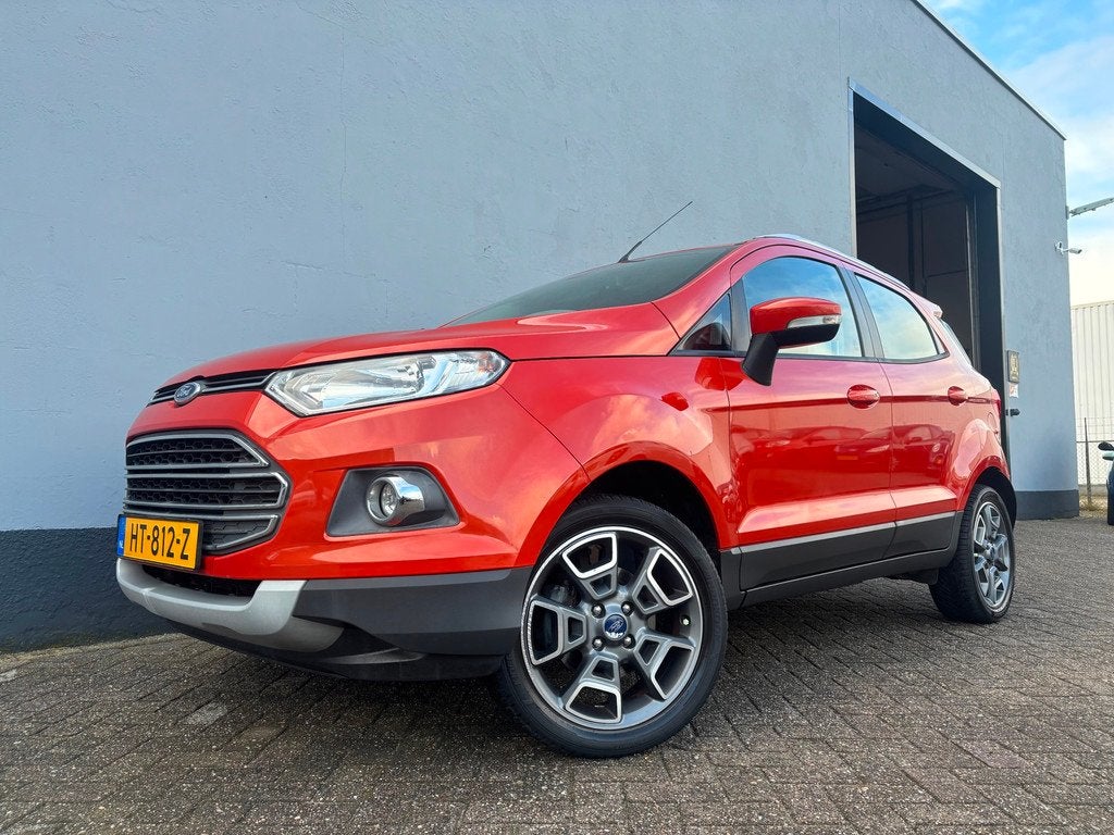 Ford EcoSport 1.0 EcoBoost Titanium, Auto's, Ford, Voorwielaandrijving, 125 pk, Gebruikt, Leder en Stof