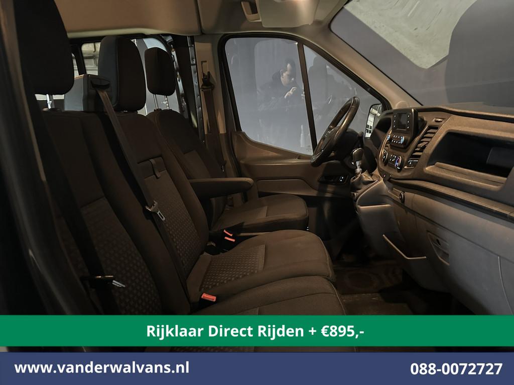 Ford Transit 2.0 TDCI 185pk L4H3 Dubbele Cabine Euro6 *Rijkl, Auto's, 1995 cc, 4 cilinders, Startonderbreker, 2800 kg