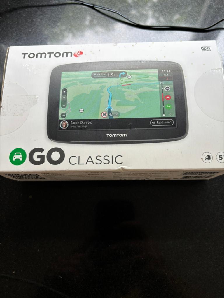 TomTom GO Classic 5 inch navigatiesysteem - Compleet in doos, Ophalen, Nieuw