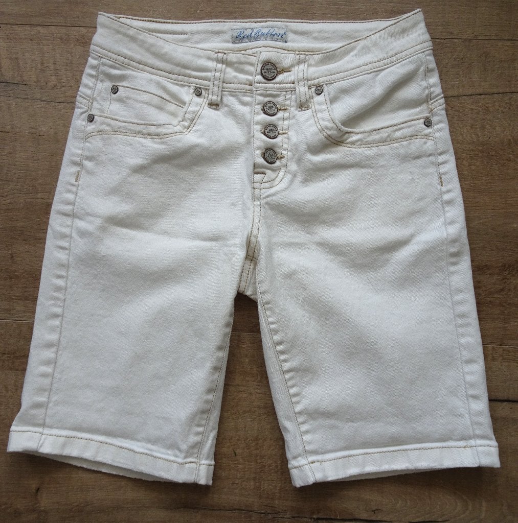 STRETCH SPIJKERBROEK VAN RED BUTTON MAAT 36, Wit, Ophalen of Verzenden, Zo goed als nieuw, W28 - W29 (confectie 36)