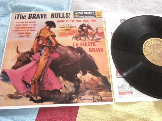 LP - Banda Taurina Of The Plaza Mexico - ¡The Brave Bulls!, LP, Zo goed als nieuw, 12 inch, Fotohoes