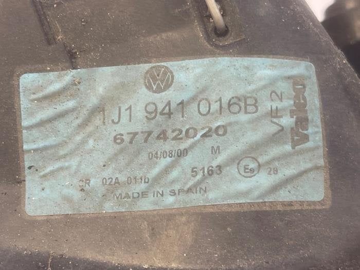 Koplamp rechts van een Volkswagen Golf, Gebruikt, -, -, -