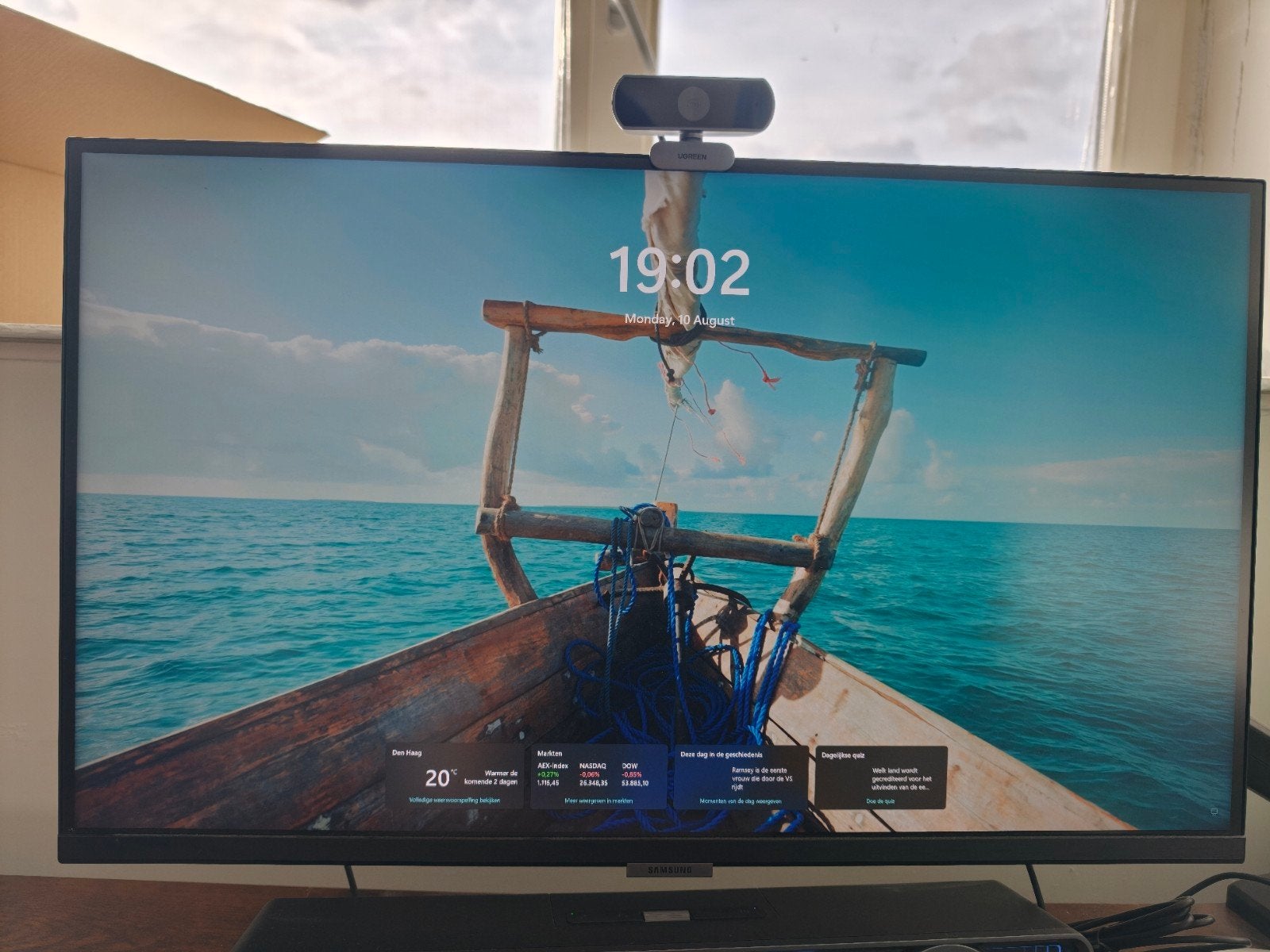 Samsung monitor 27 inch 4k 60hz, Computers en Software, Ophalen, HDMI, Kantelbaar, Full HD