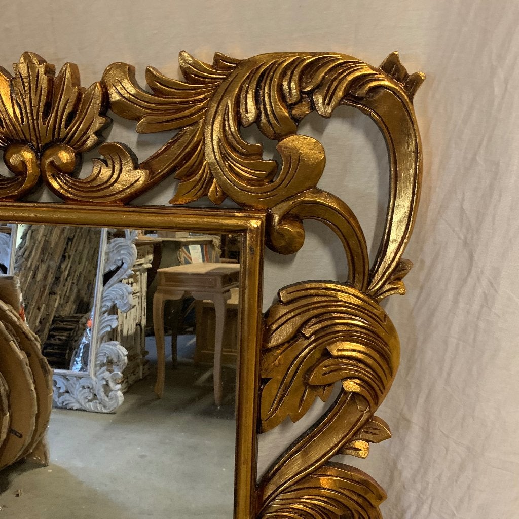 barok spiegel goud met lijst 120 x 90 cm - Gratis bezorgd, TTM Wonen, Meubels – (Perzische) Tapijten en Woonaccessoires, Nieuw