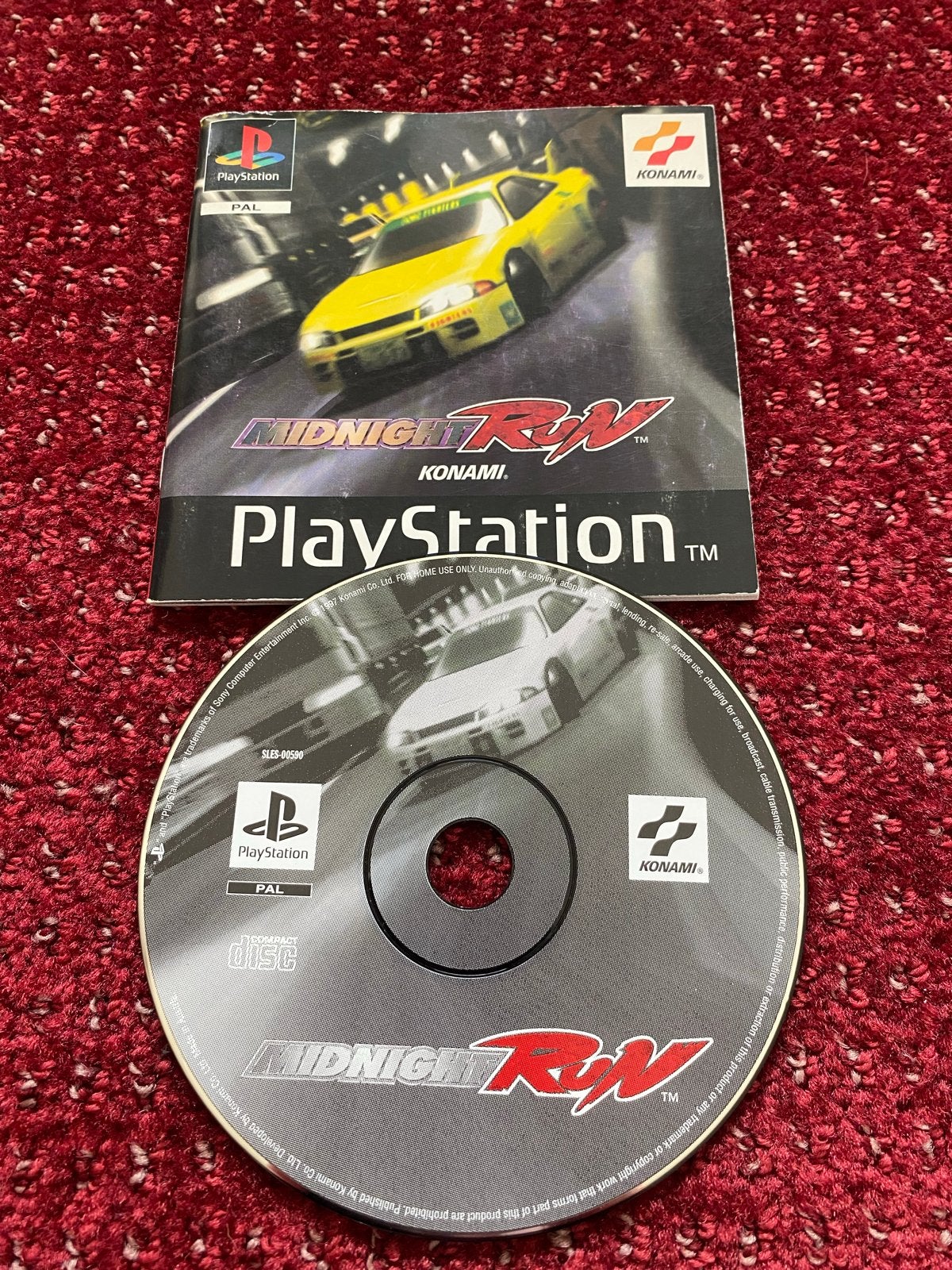 Midnight Run - Zeldzaam PlayStation 1 spel (PAL), Ophalen of Verzenden, Gebruikt, Racen en Vliegen