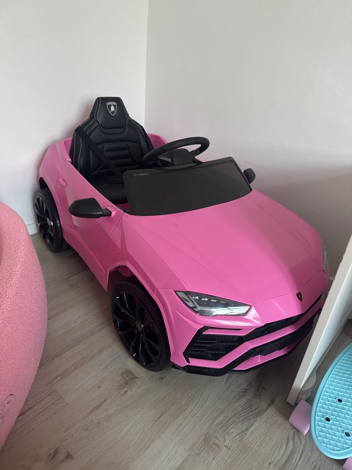 Roze Accu Auto Lamborghini voor Kinderen, Kinderen en Baby's, Speelgoed | Buiten | Accuvoertuigen, Gebruikt, Ophalen