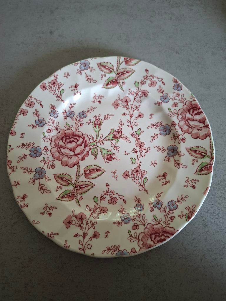 Johnson Brothers Rose Chintz Bord - 22 cm, Ophalen of Verzenden
