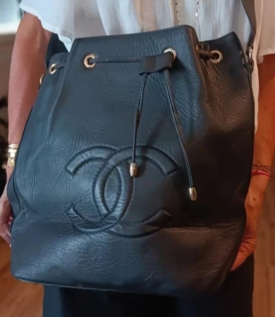 Vintage tas zwart, Ophalen of Verzenden, Gebruikt, Zwart, Overige merken