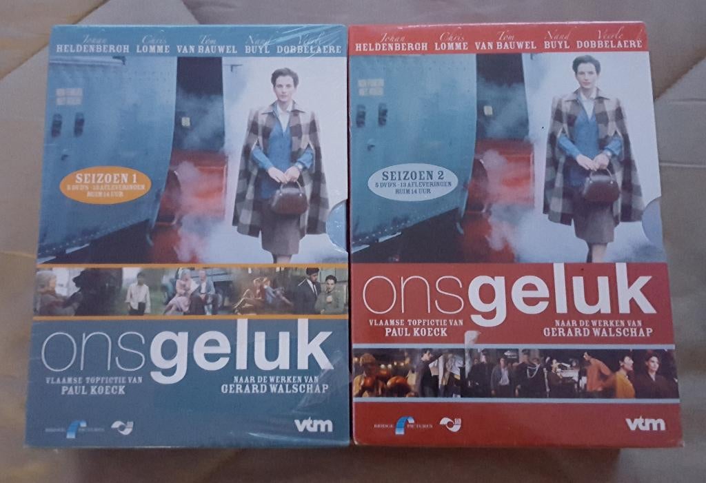 Ons Geluk - Vlaamse Serie Compleet Seizoen 1 + 2 - DVD Boxen, Ophalen, Alle leeftijden, Zo goed als nieuw, Boxset