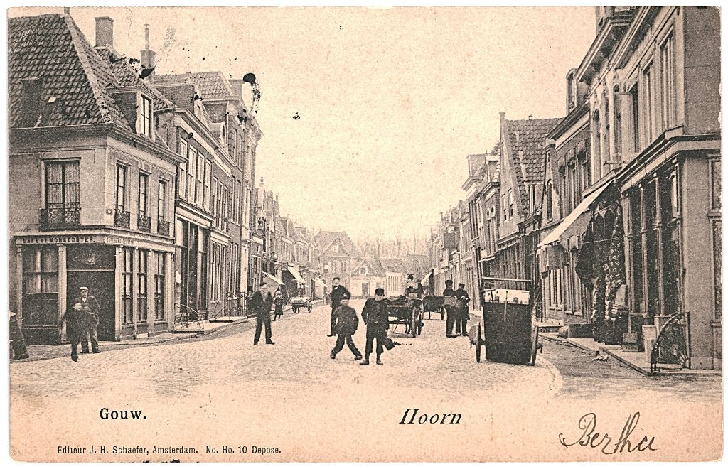 700165	Hoorn	NH 1901 Gouw	Gelopen met postzegel, Ophalen of Verzenden, Voor 1920, Gelopen, Noord-Holland