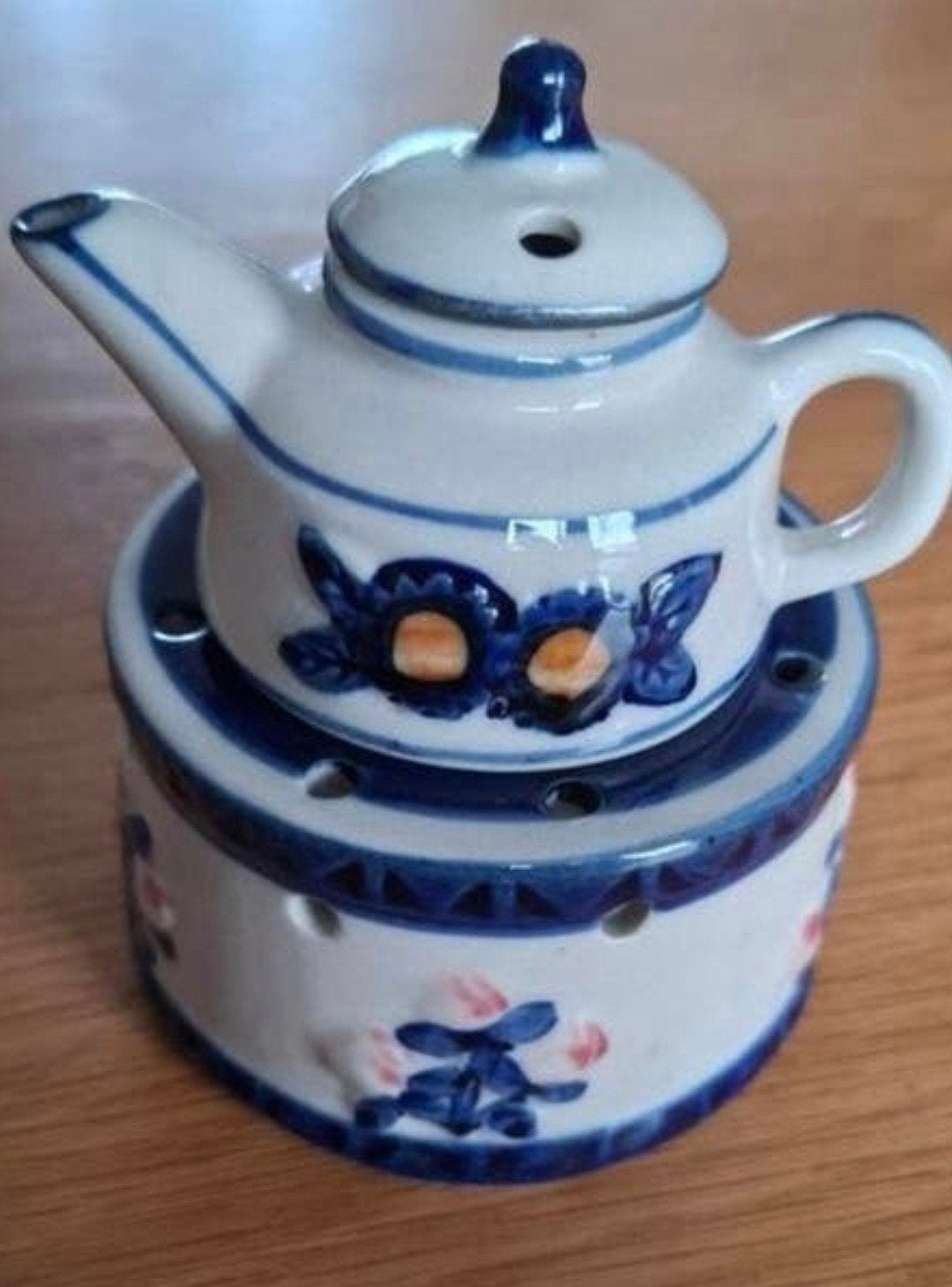 Keramische Geurbrander Theepot op Fornuis - Vintage Stijl, Ophalen of Verzenden
