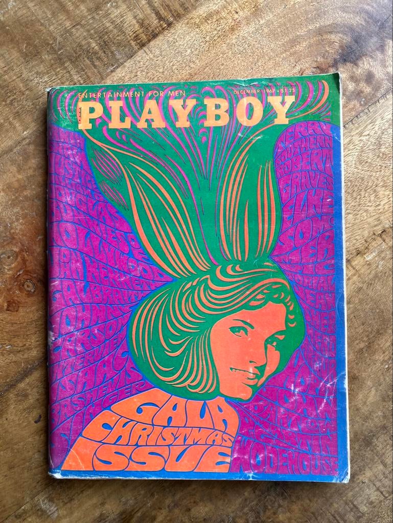 USA Playboy Magazine December 1967 - Vintage Kersteditie, Ophalen of Verzenden, 1960 tot 1980, Tijdschrift
