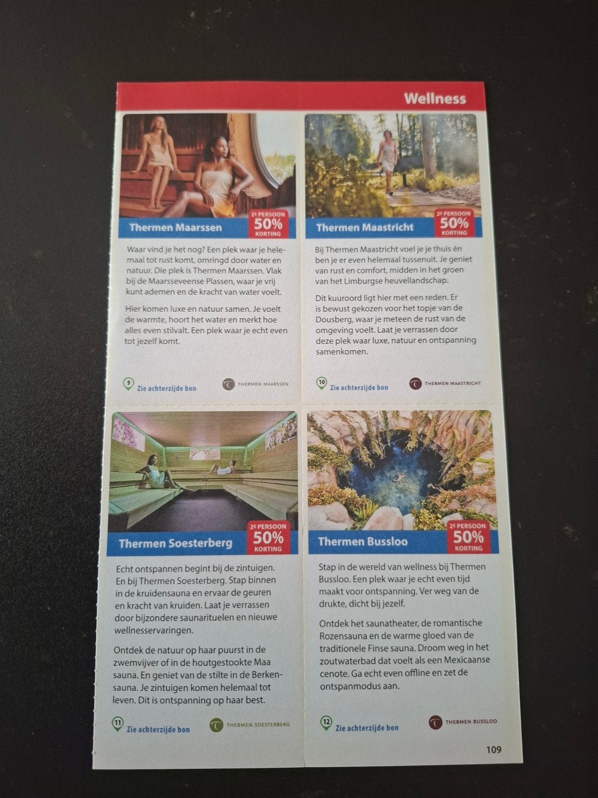 Sauna korting bonnen 2e Persoon 50% korting, Eén persoon, Cadeaubon, Spa of Sauna