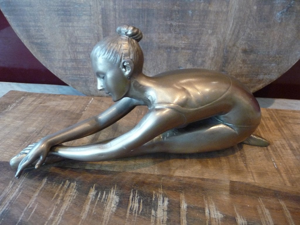 Nieuw beeld brons danseres ballet juffrouw., Ophalen of Verzenden, Beeld