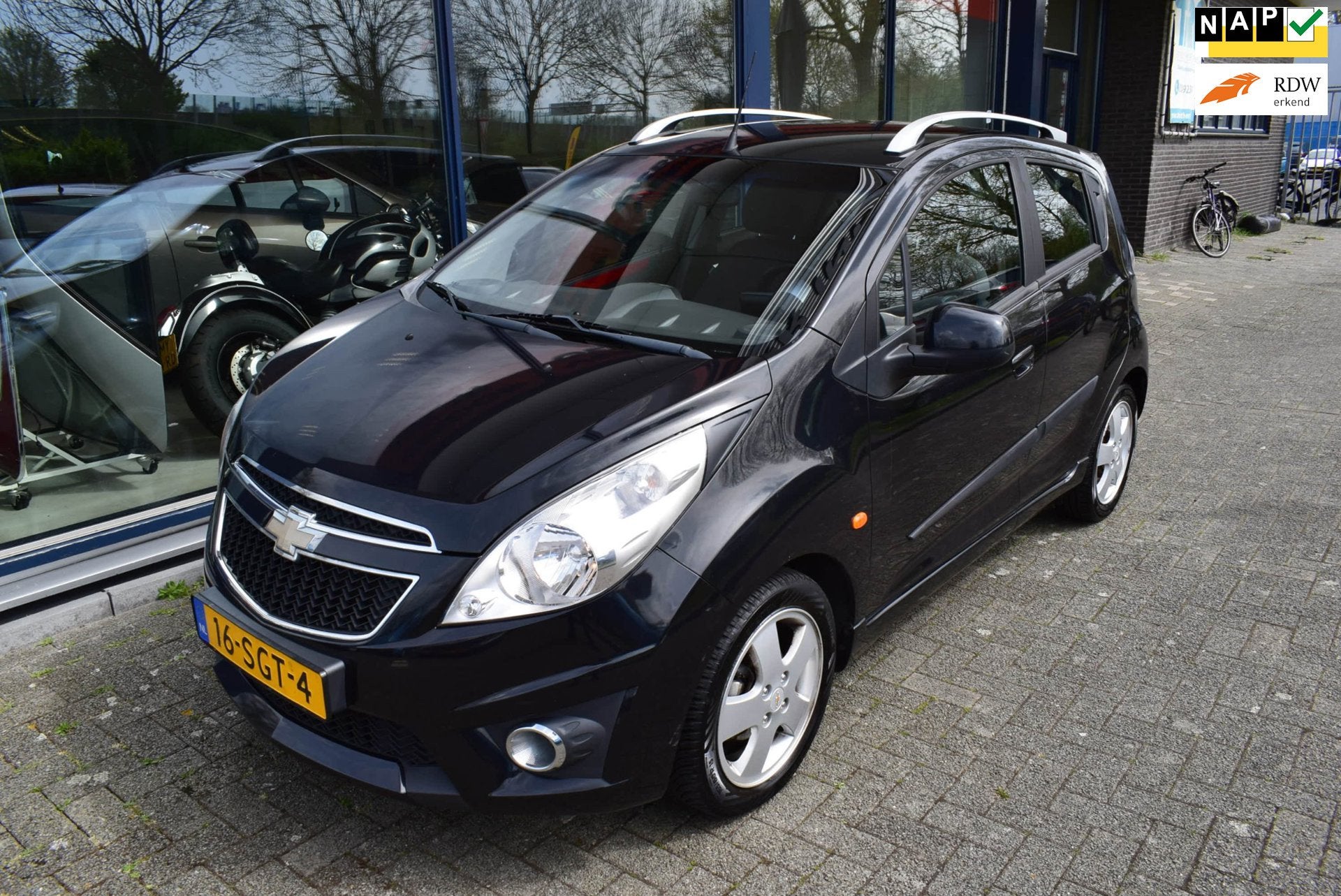 Chevrolet Spark 1.2 16V LT, Auto's, Chevrolet, Voorwielaandrijving, Stof, Gebruikt, 4 cilinders