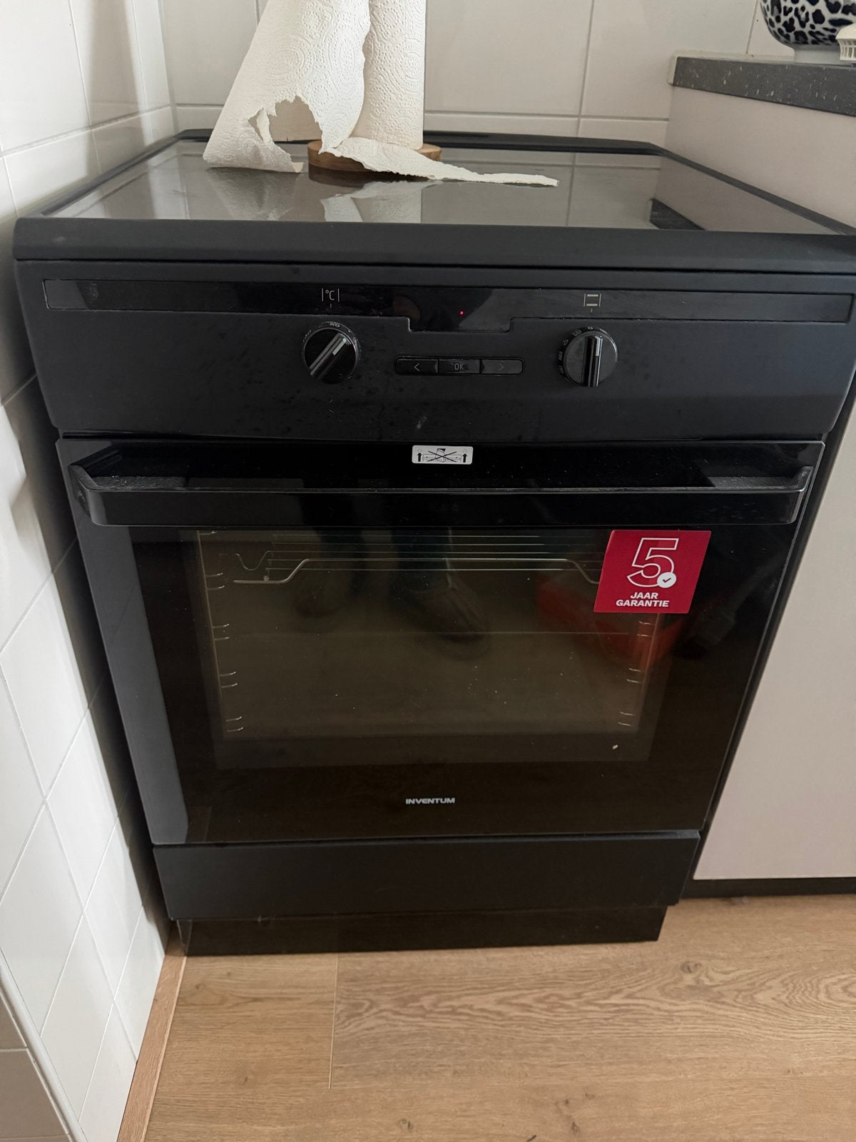 Inventum Vrijstaand Keramisch Fornuis met Oven, Witgoed en Apparatuur, 60 cm of meer, Keramisch, Nieuw, Vrijstaand