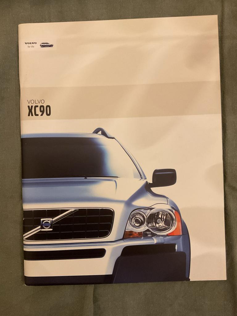 Volvo XC90 Brochure - Nieuwstaat met kleuren en specs, Ophalen of Verzenden, Nieuw, Volvo