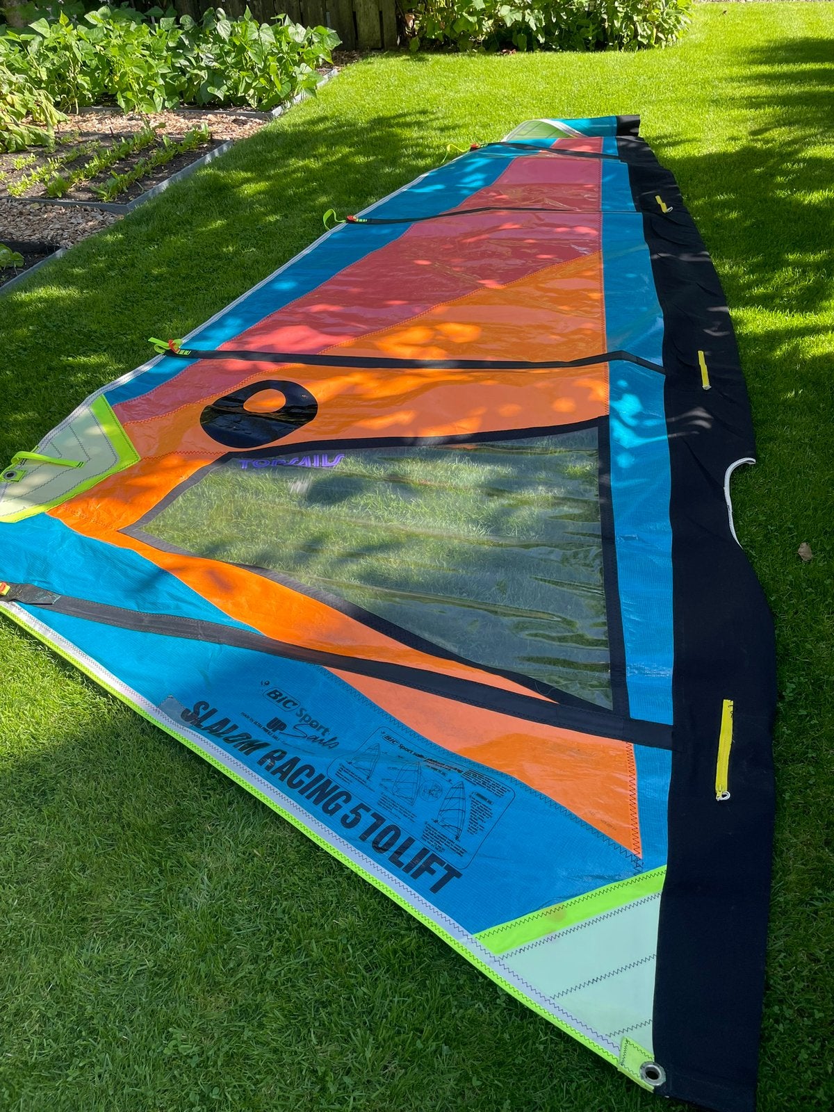 BIC UP slalom/racing 5,7 zeil, Ophalen of Verzenden, Gebruikt, Zeil, Met draagtas