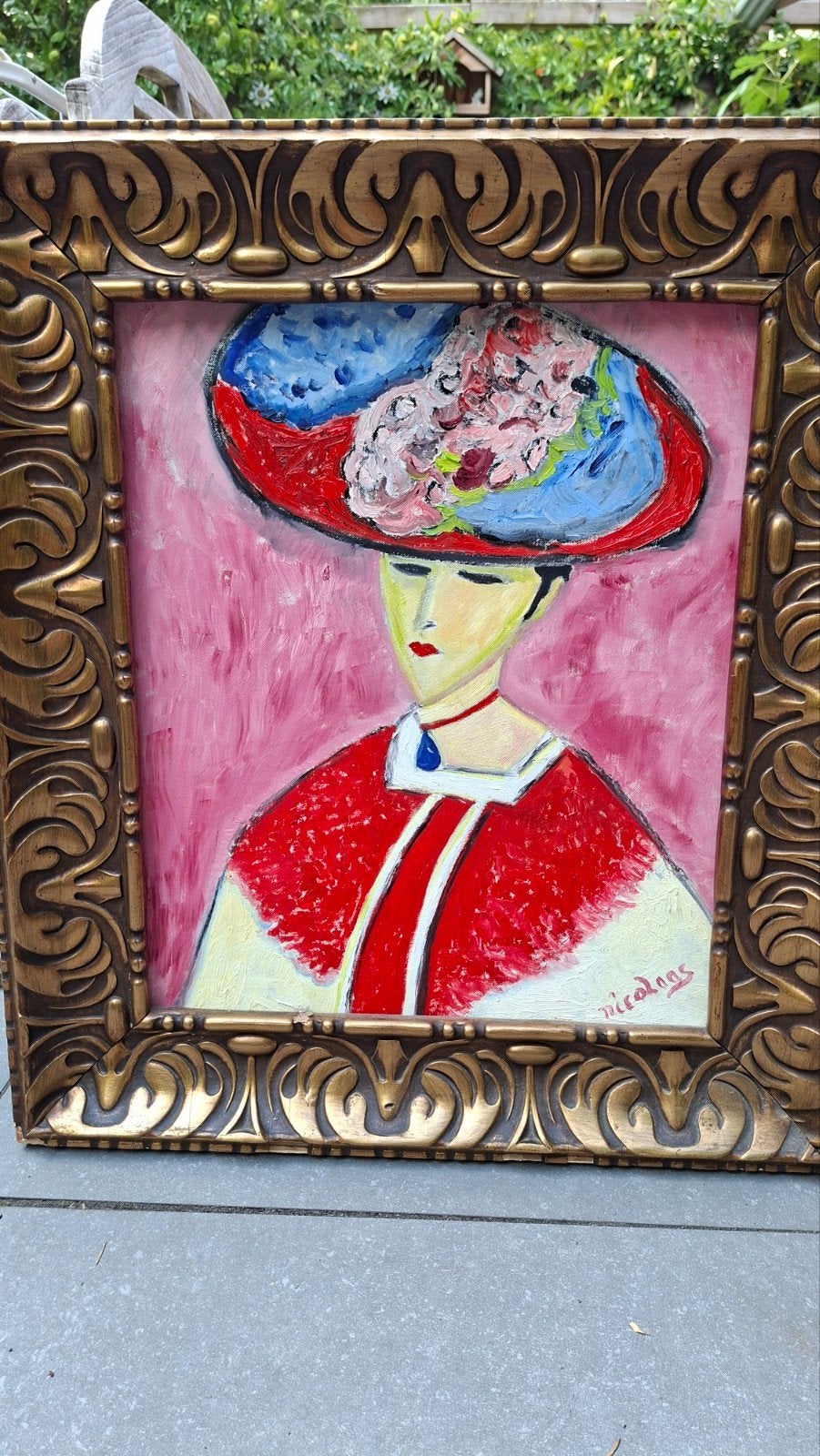 olieverf schilderij, Antiek en Kunst, Ophalen