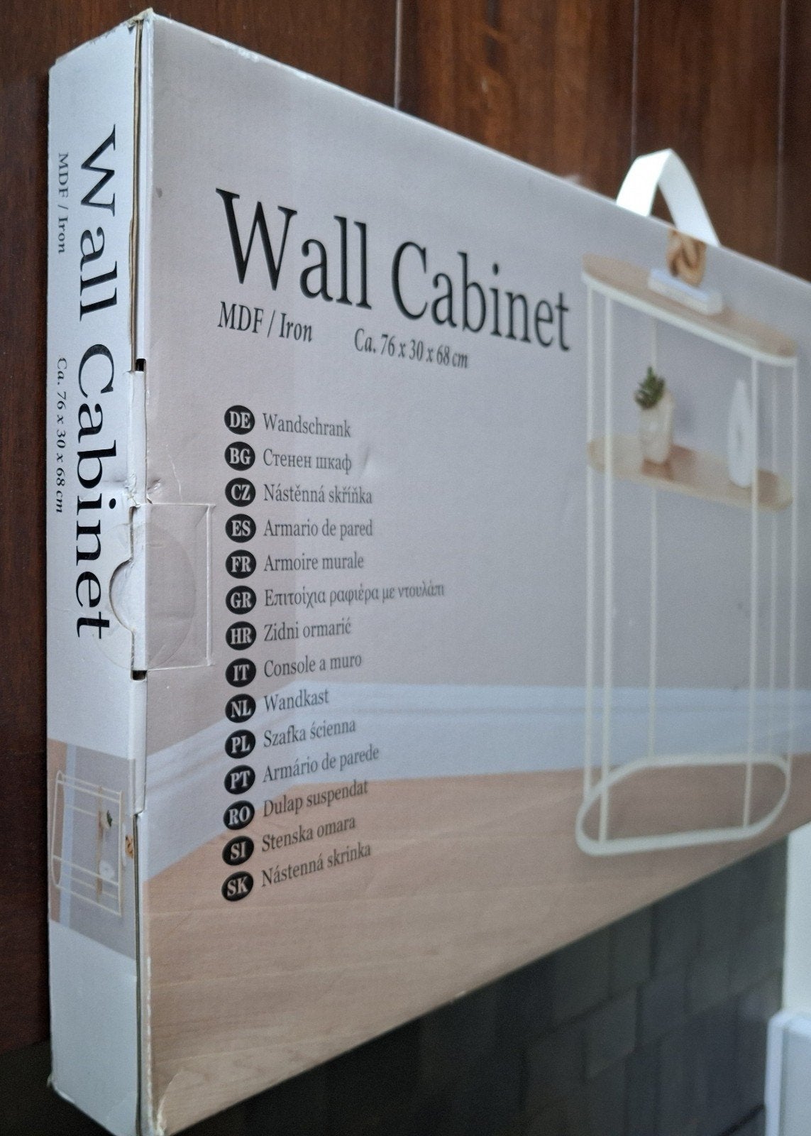hal,kast nieuw in doos 76x68x30 cm, Ophalen, Nieuw
