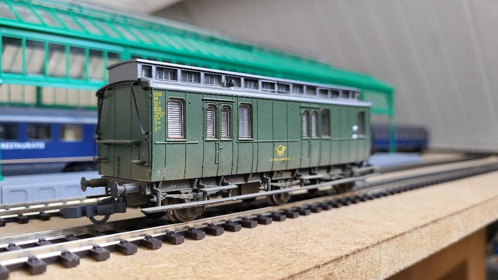 Roco H0 DRG postrijtuig, Hobby en Vrije tijd, Modeltreinen | H0, Gebruikt, Gelijkstroom, Wagon, Ophalen of Verzenden