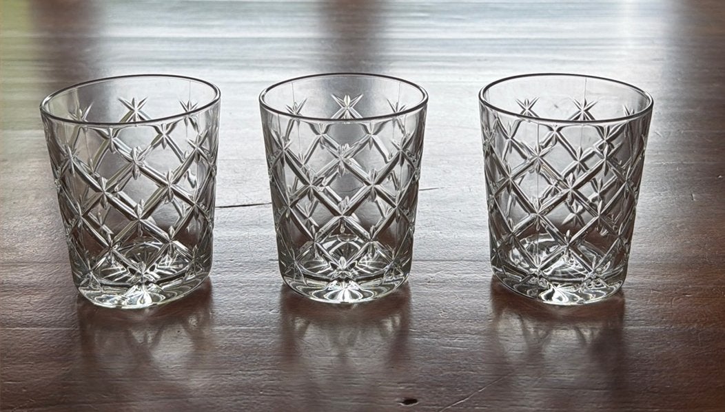 3 Ikea Flimra glazen, Ophalen of Verzenden, Zo goed als nieuw, Waterglas