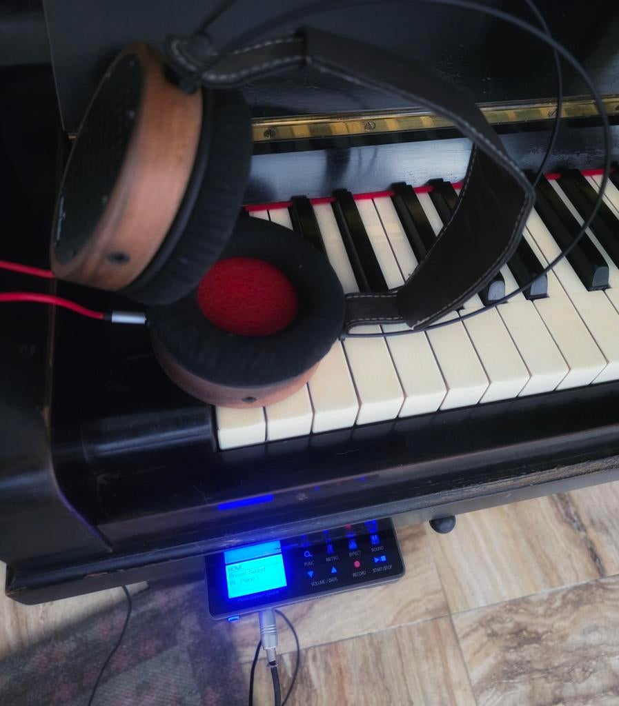 Feurich 125 bj.1925! (Gereviseerd + Silent systeem), Muziek en Instrumenten, Ophalen, Gebruikt, Zwart, Piano
