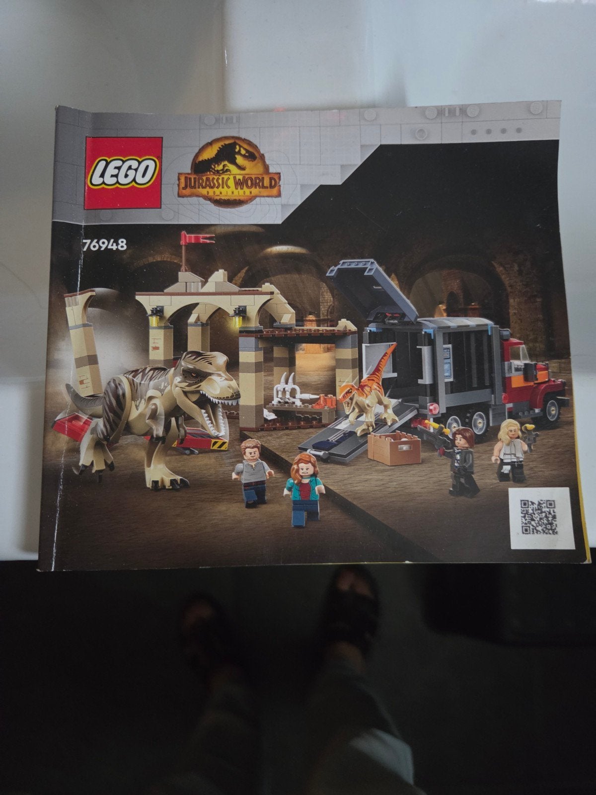 LEGO Jurassic World T. Rex & Atrociraptor Din, Ophalen, Gebruikt, Overige merken