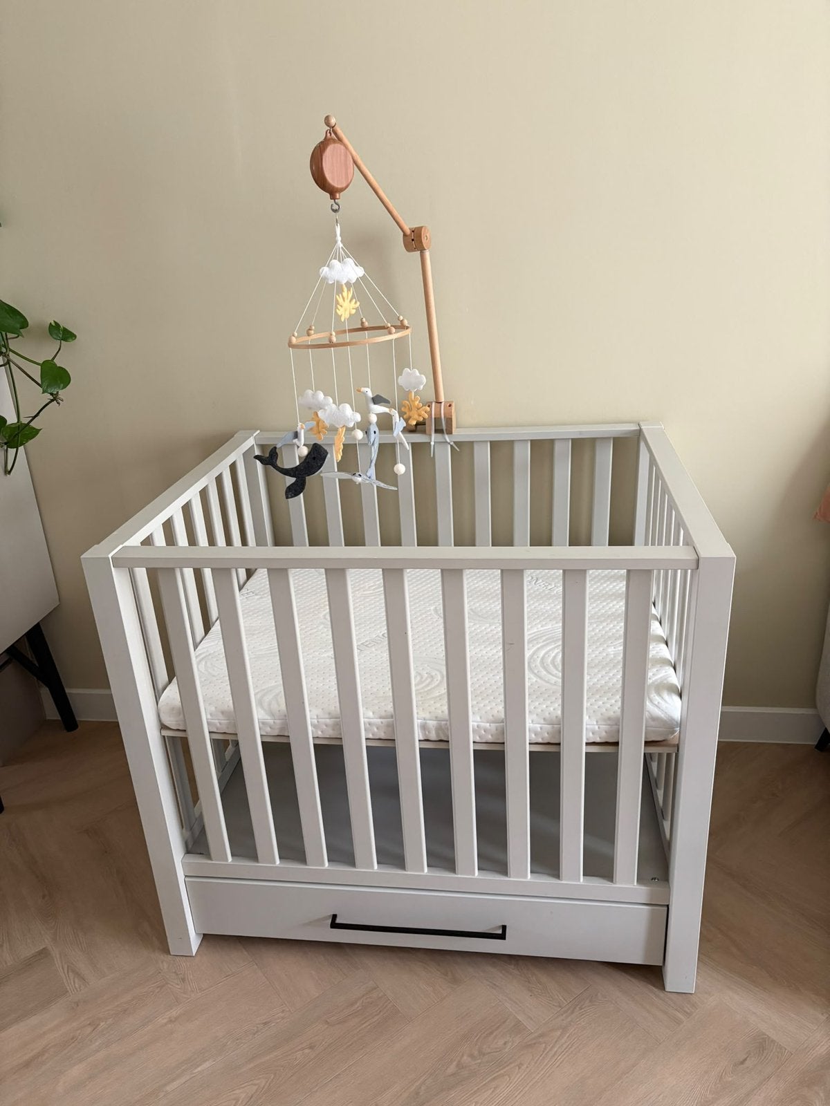 Europa Baby Casper 2 box met lade, Ophalen, Gebruikt, Rechthoekig, In hoogte verstelbaar