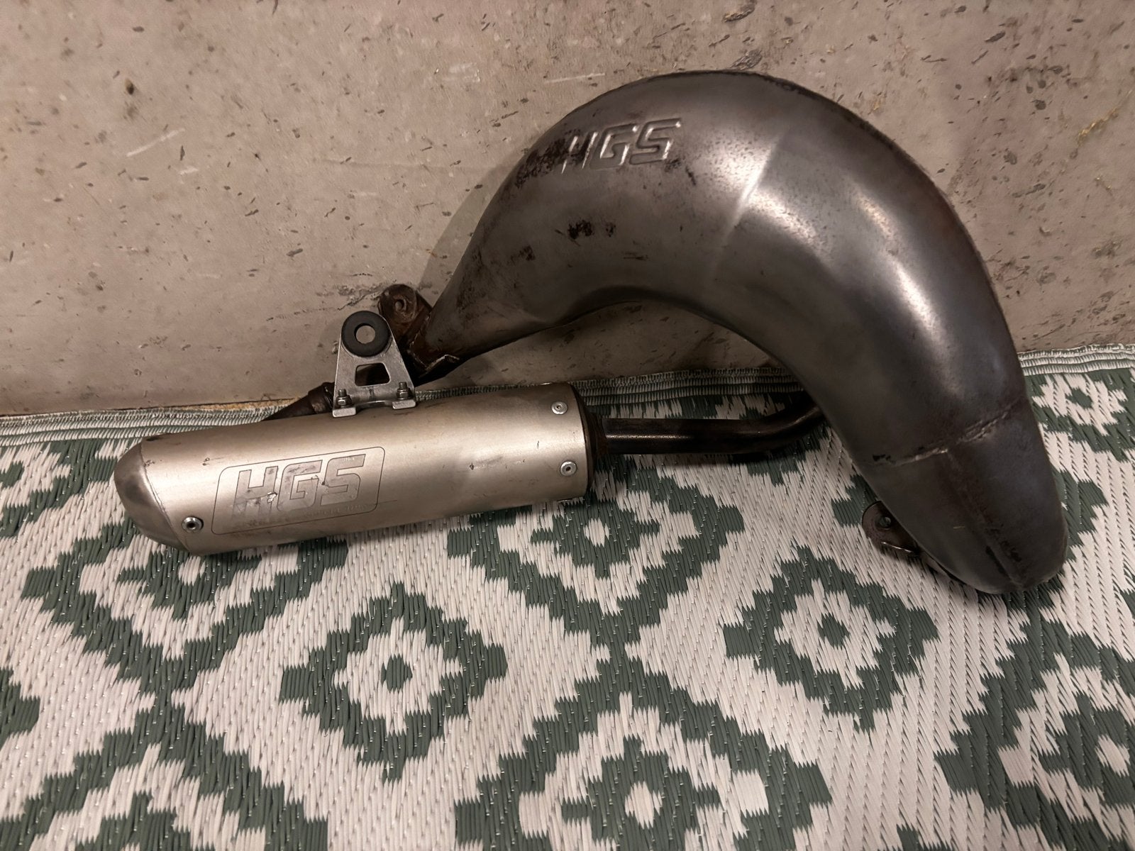 HGS uitlaat en demper KTM GasGas 85 2018-2024, Ophalen of Verzenden, Gebruikt