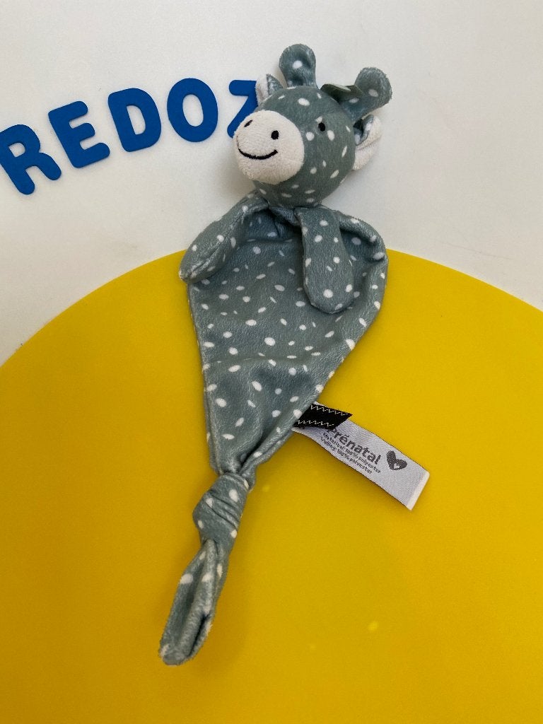 K4834 prenatal doek doekje giraf giraffe groen, Kinderen en Baby's, Ophalen of Verzenden, Zo goed als nieuw, Overige typen