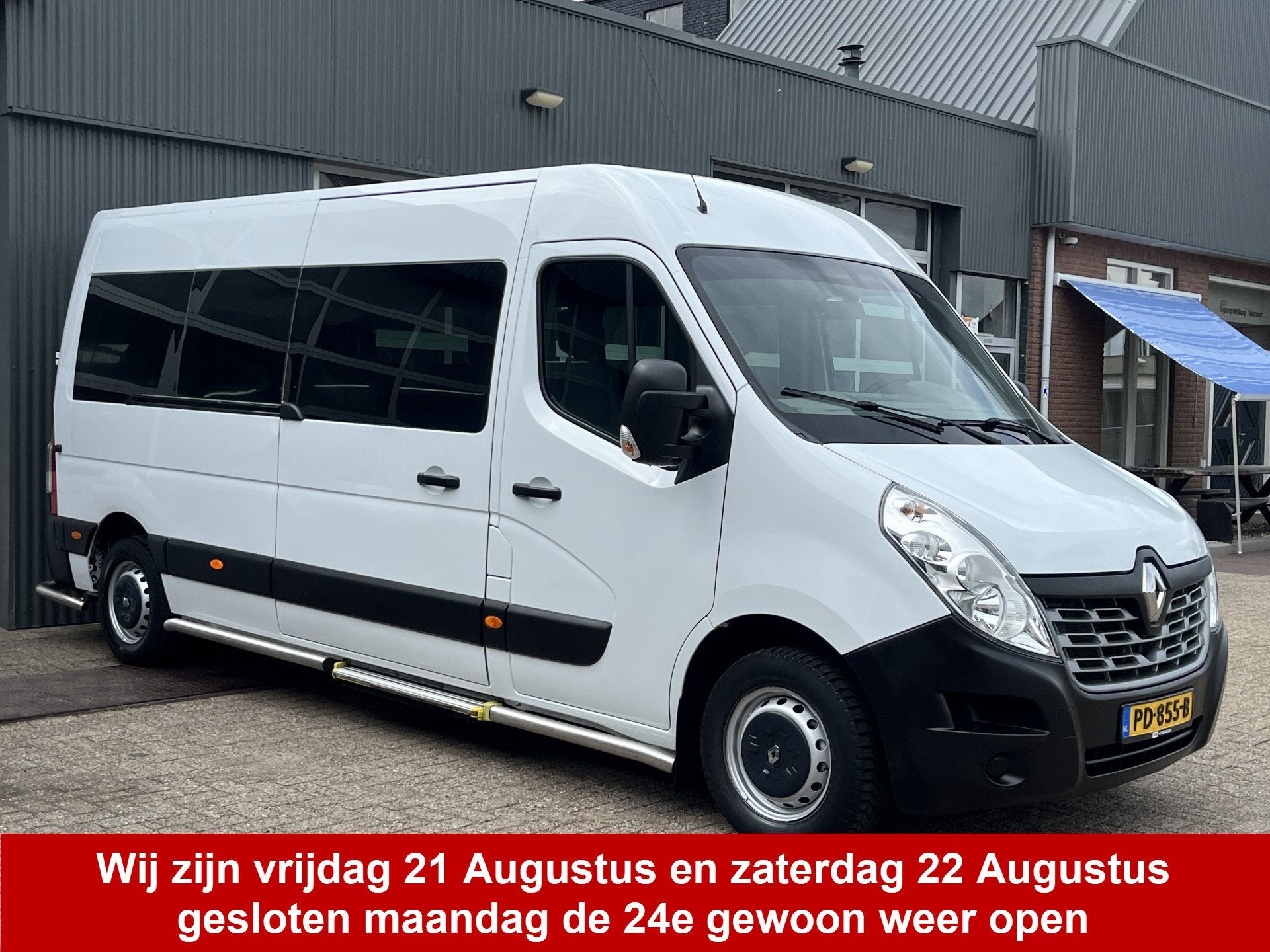 Renault Master L3H2 T35 dCi Rolstoelvervoer 9-Persoons Rolst, Stof, Gebruikt, 2500 kg, Origineel Nederlands
