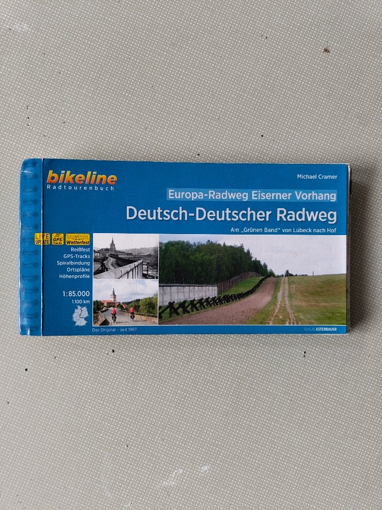 Bikeline Radtourenbuch: Deutsch-Deutscher Radweg (2017), Fiets- of Wandelgids, Europa, Ophalen of Verzenden, Gelezen