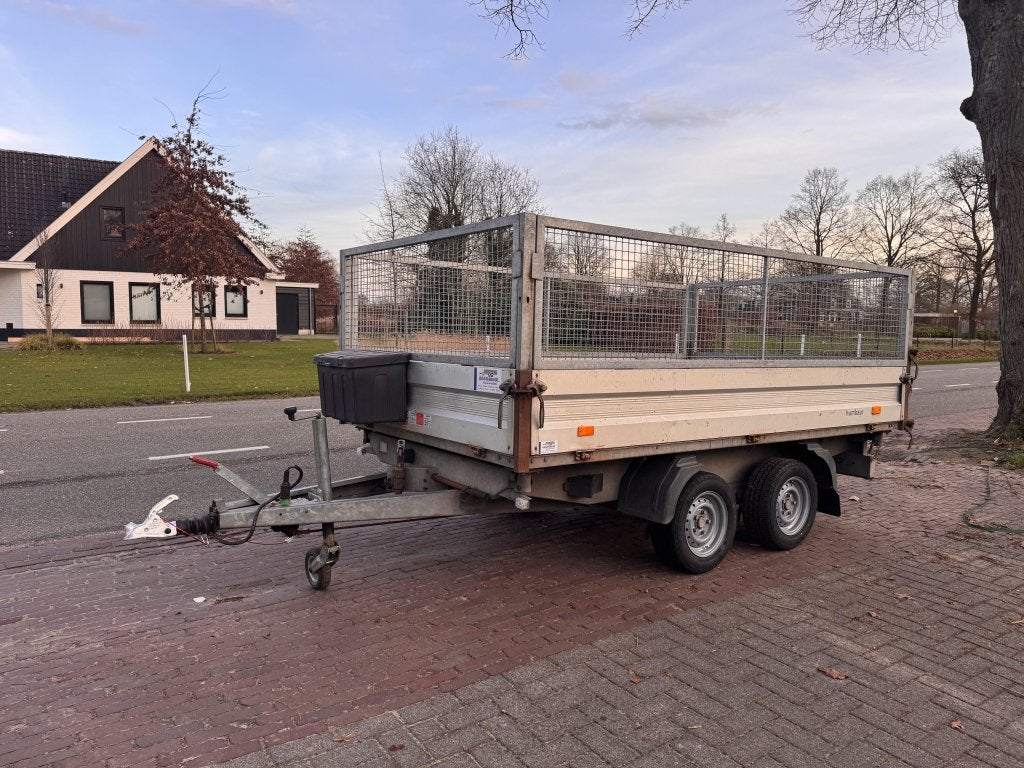 Humbaur tandemas elektrische kipper loofrek 314x175x100cm, Gebruikt