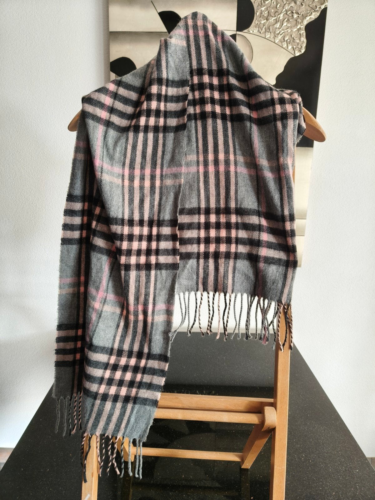 Leuke sjaal Burberry motief, Ophalen of Verzenden, Zo goed als nieuw, Sjaal