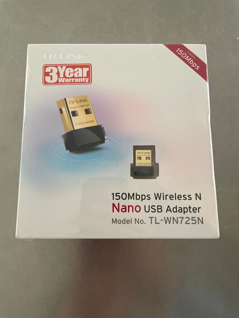 TP-Link TL-WN725N Nano USB Adapter - Nieuw!, Ophalen of Verzenden, Nieuw, Extern