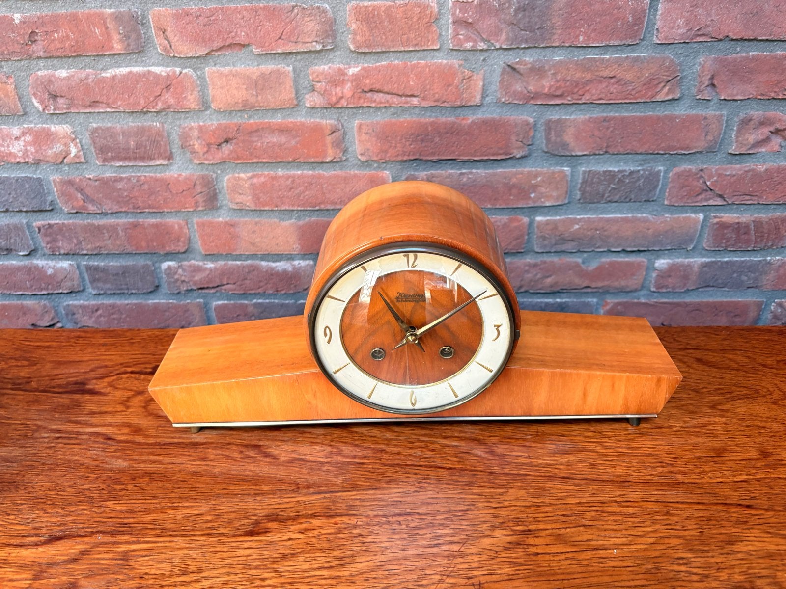 Vintage Kieninger Schwebegang tafelklok, Ophalen