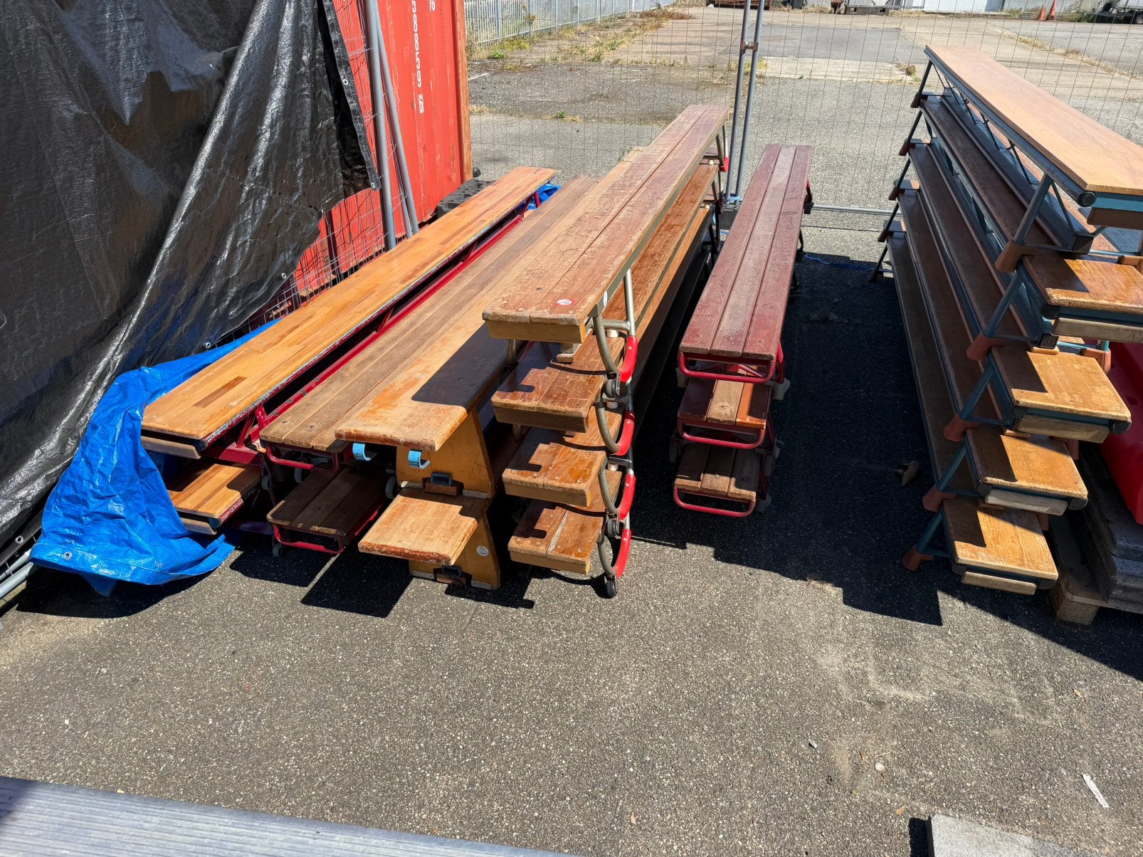 18 stuks turnbank/ turnbanken/ gymbanken., Sport en Fitness, Ophalen, Zo goed als nieuw, Materiaal