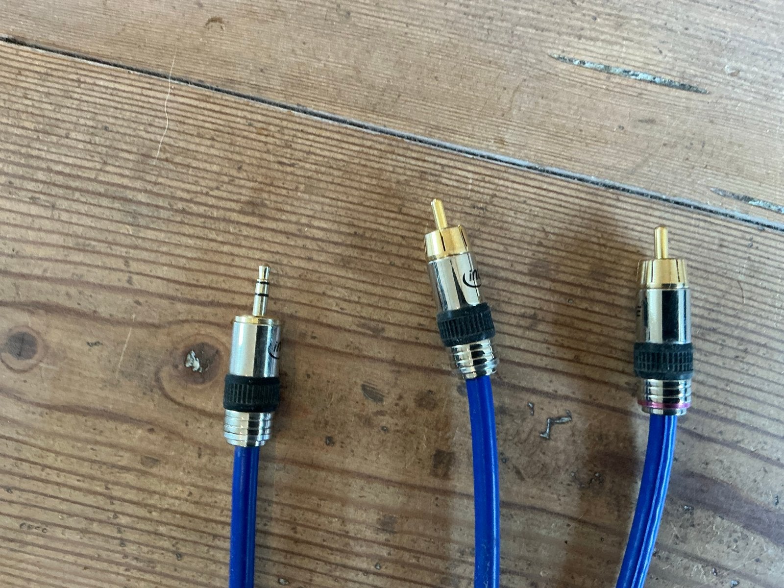 High quality Cinch/RCA naar 3,5mm audiokabel 10m, Ophalen of Verzenden, Nieuw, 10 meter of meer, Luidsprekerkabel