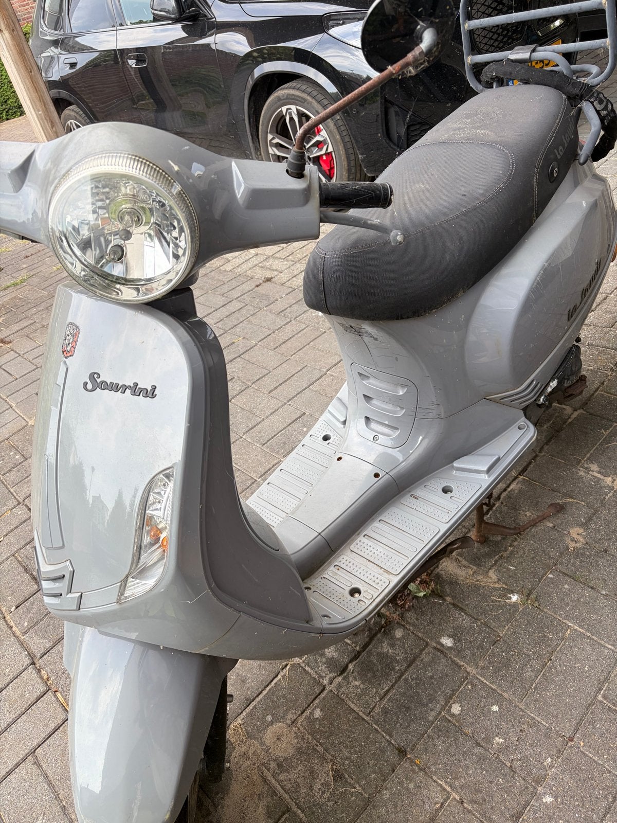 Sourini La Souris scooter - Schade en accu ontbreekt, Ophalen, Gebruikt, Overige merken
