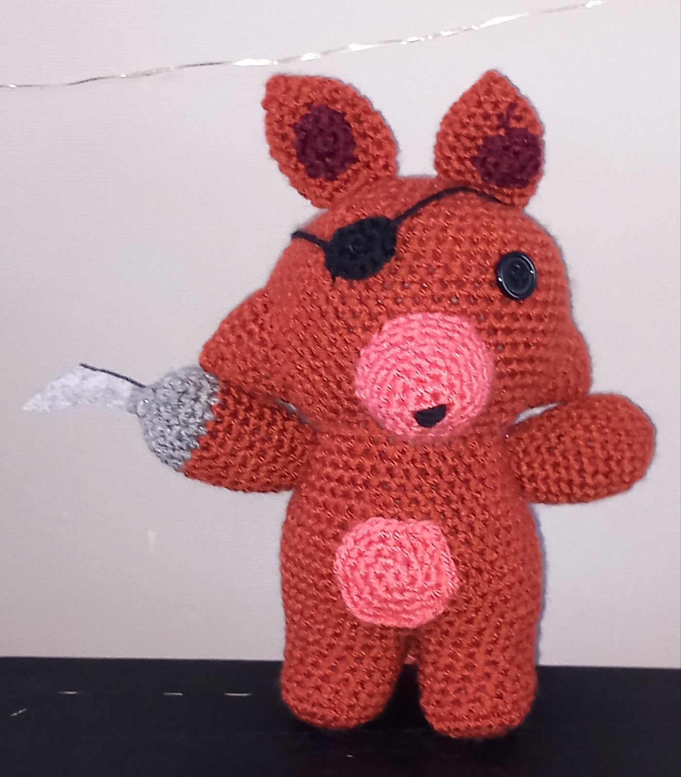 Gehaakte Foxy knuffel - Five Nights at Freddy's, Overige merken, Nieuw, Ophalen of Verzenden, Middelgroot (20 tot 80 cm)