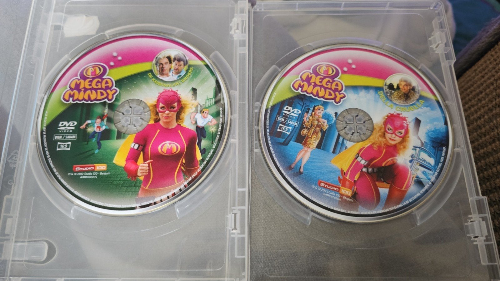 Mega Mindy DVD's - 2 stuks, Gebruikt, Verzenden, Alle leeftijden, Tv-serie