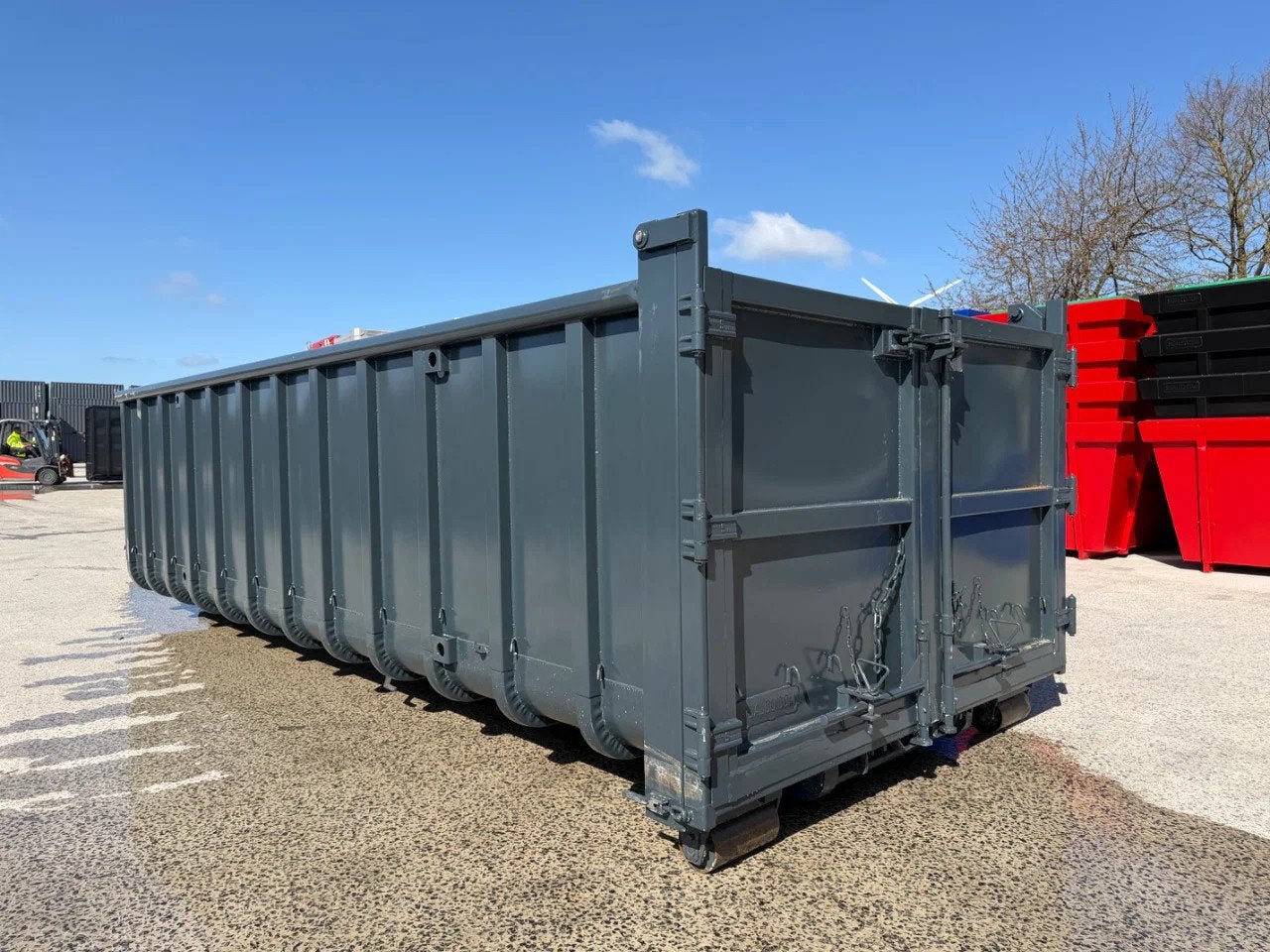 Sidalco 20m3 open container Franse deur RAL 7016 (bj 2026)