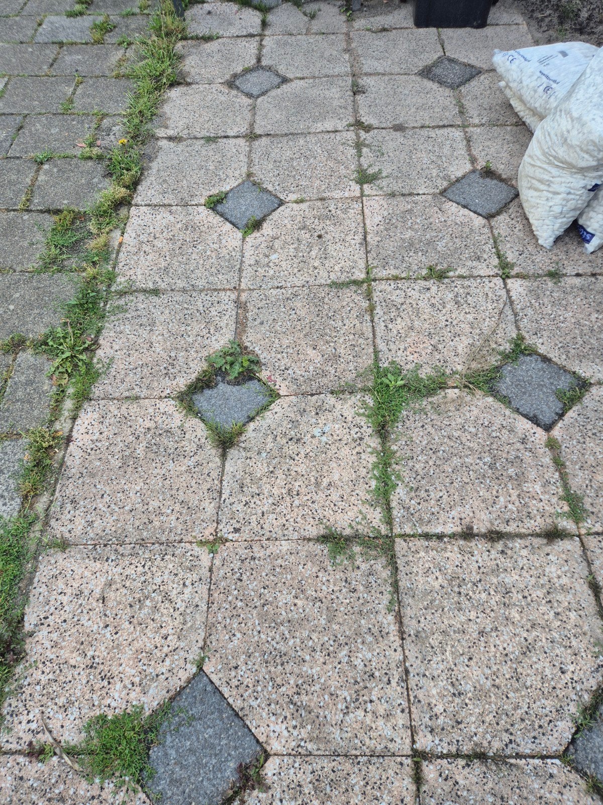 Buiten tegels van 40x40x4.5, Ophalen, Gebruikt, 10 m² of meer, Beton