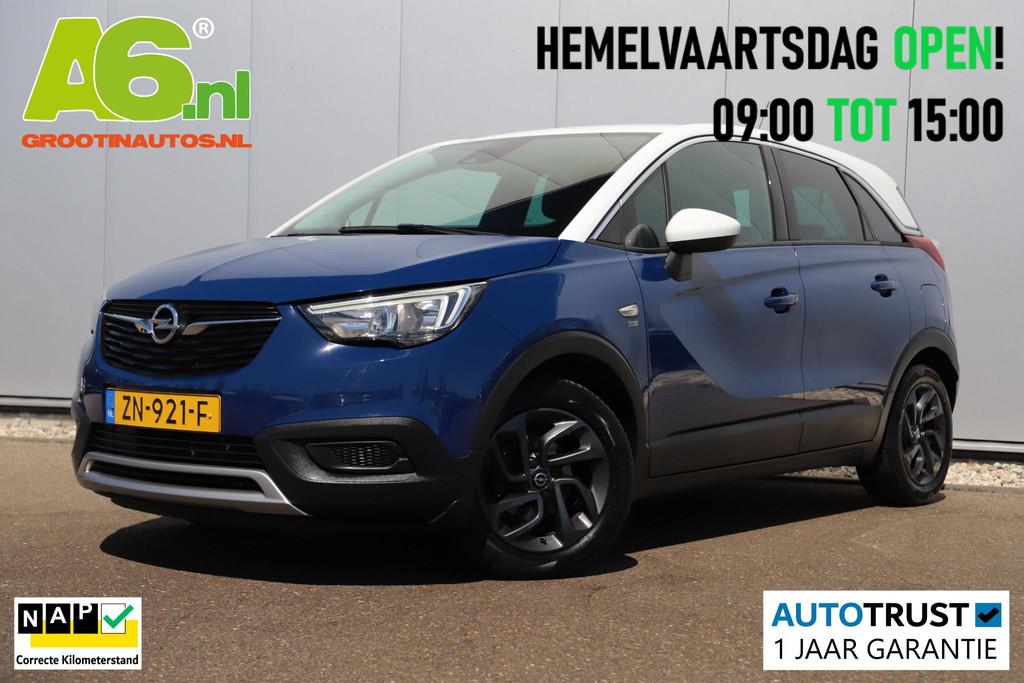 Opel Crossland X 1.2 120 Jaar Edition Navigatie LED Carplay, Voorwielaandrijving, Gebruikt, 1199 cc, Met garantie (alle)